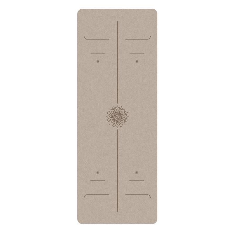 Натуральный каучуковый коврик для йоги Pu износостойкий нескользящий впитывающий пот коврик для пилатеса фитнеса профессиональный утолщение 1830*680*5mm