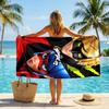 Asciugamano da Spiaggia alla Moda Miraculous Ladybug Portatile Morbido Asciugatura Rapida per Nuoto Campeggio Vacanze