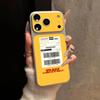 D-DHL-L Logo Protective Back Decal Skin Wrap Sticker for iPhone 17 Pro 17 Pro Max