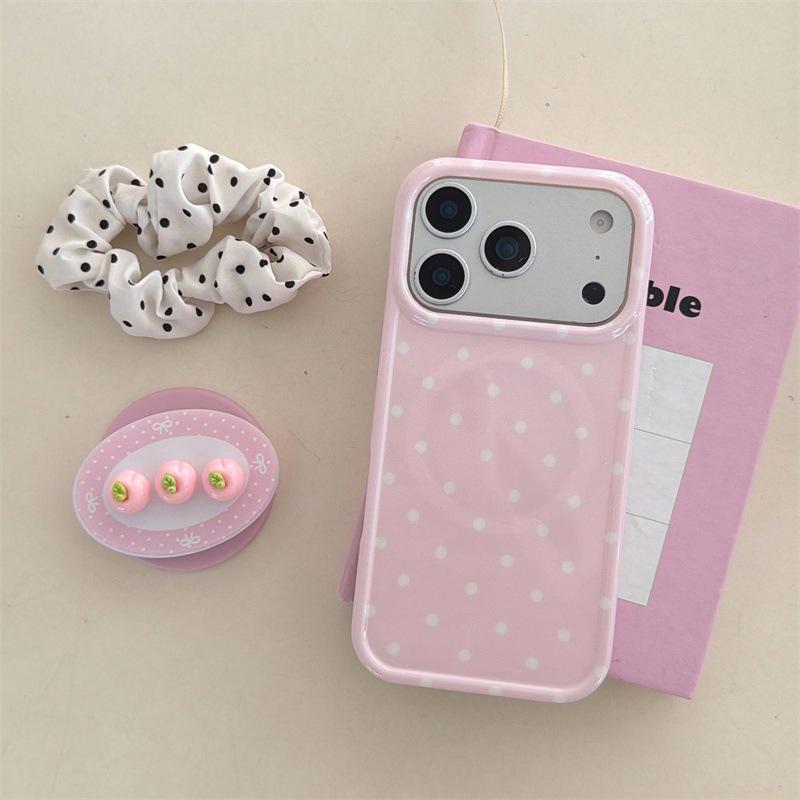 3D Lemon Peach Magnetic Stand Case for iPhone 17/16 Pro Max/15 Pro