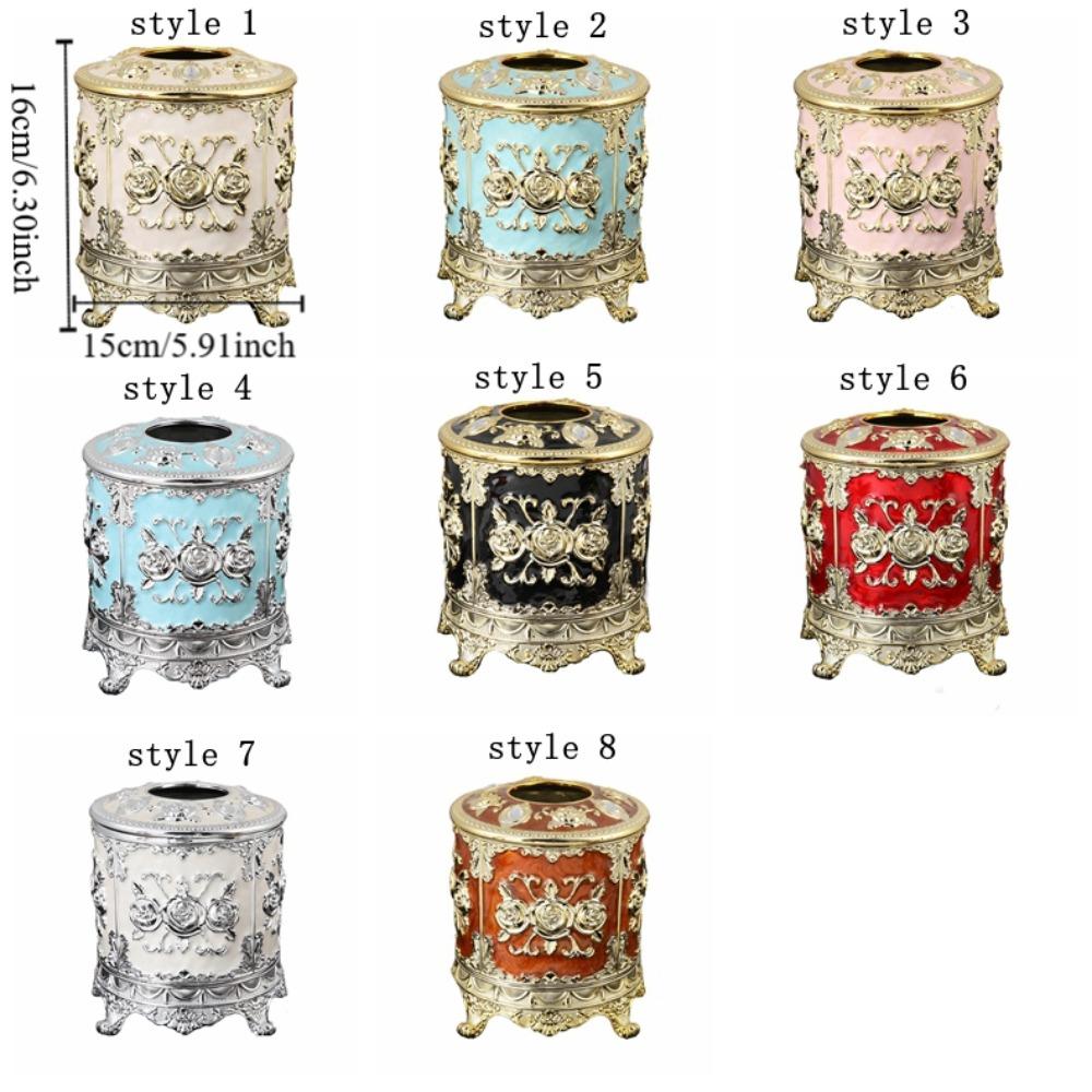 Exquisite Paper Holder Plastic Decoration Box Creative Desktop Storage Box  Desktop Organization