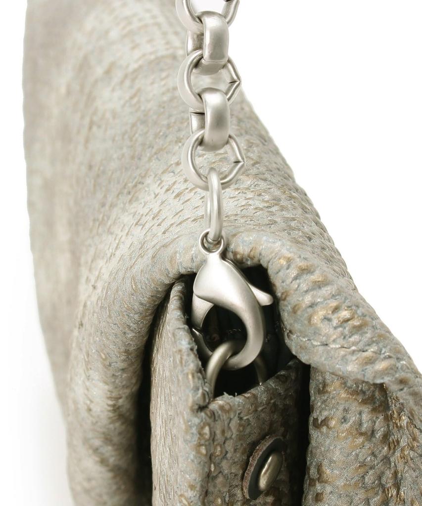 Hiroko Hayashi DAMASCO Long Wallet with Silver 00 Chain, 70941795, Women's, (006), (FREE)