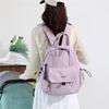 Lightweight Nylon Convertible Backpack Multi Pocket Tote with Detachable Small Purse Casual Daypack for Women Daily Travel
