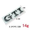 1ks 3D kovové nálepky se znakem GTI odznaku auta pro Golf GTI mk2 mk3 mk4 mk5 mk6 mk7 mk8 Polo Auto příslušenství
