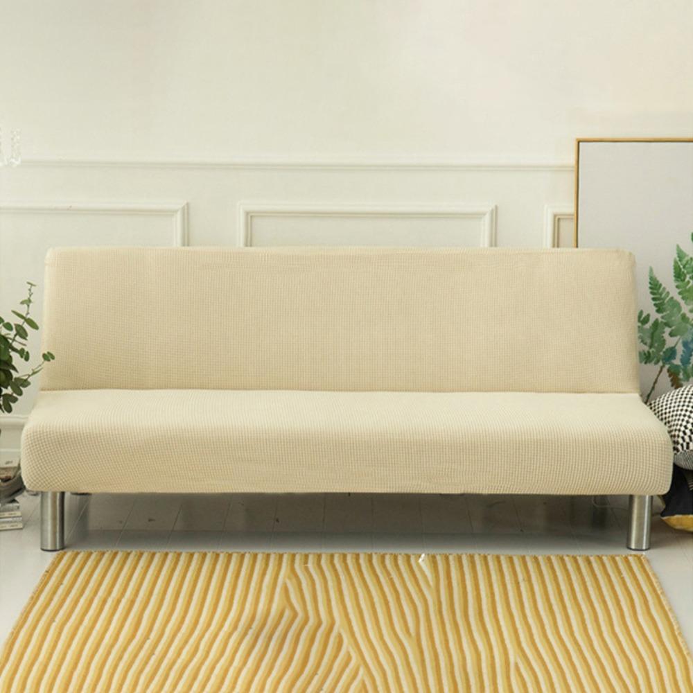 Elastic Futon Sofa Cover Dust-proof Bench Cover Universal Armless Sofa Slipcover  Living Room