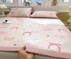 Cartoon Ice Silk Summer Cooling Mat Set
