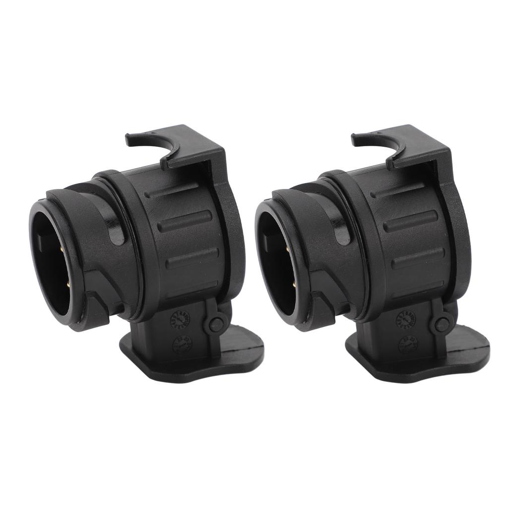 2 PCS 12V 13 To 7 Pin Trailer Adaptor Waterproof Trailer Sockets Converter Hitch Wiring Plug Adapter for Caravan Car