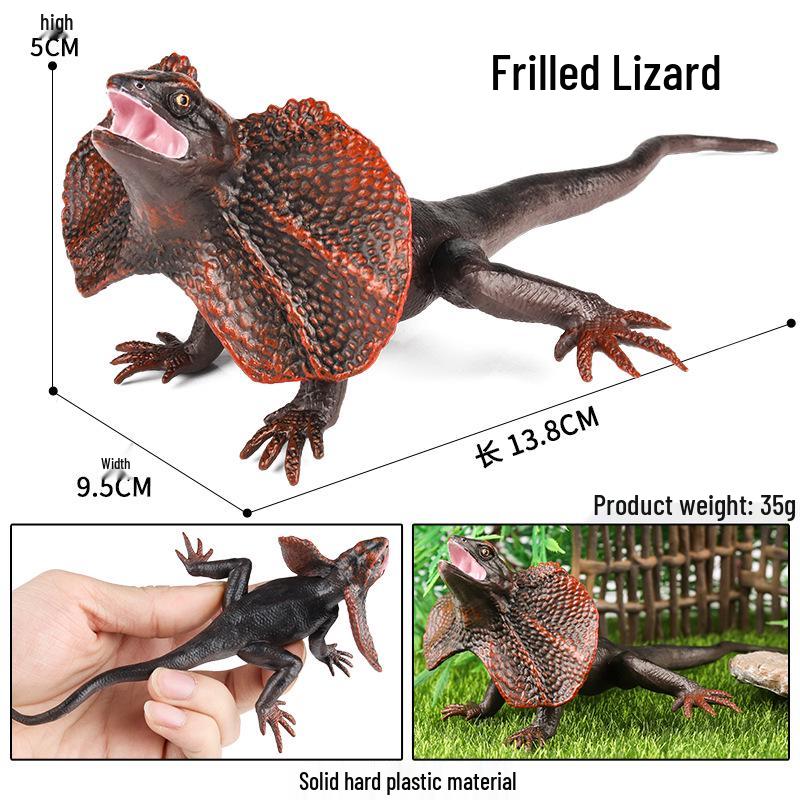 Chameleon Lizard Simulation Toy - Children s Reptile Prank Ornament Umbrella Model.