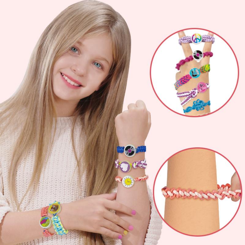 Bracelet Making Kit Kids Friendship Diy Braiding Bracelet Jewelry Arts Crafts Toys Party Favors For Girls Creative Kids Present