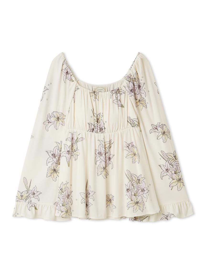 

Gelato Pique MUCHA Lily Print Pullover LAV Free Size Cup-in (PWCT254333) Women s