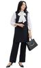 Suit Set Vest and Long Pants Entrance Plus Sizes 4L Black [Addrouge] Women's - - Formal, Business, Casual, Graduation, Ceremony, Mother's Day, [t5371]
