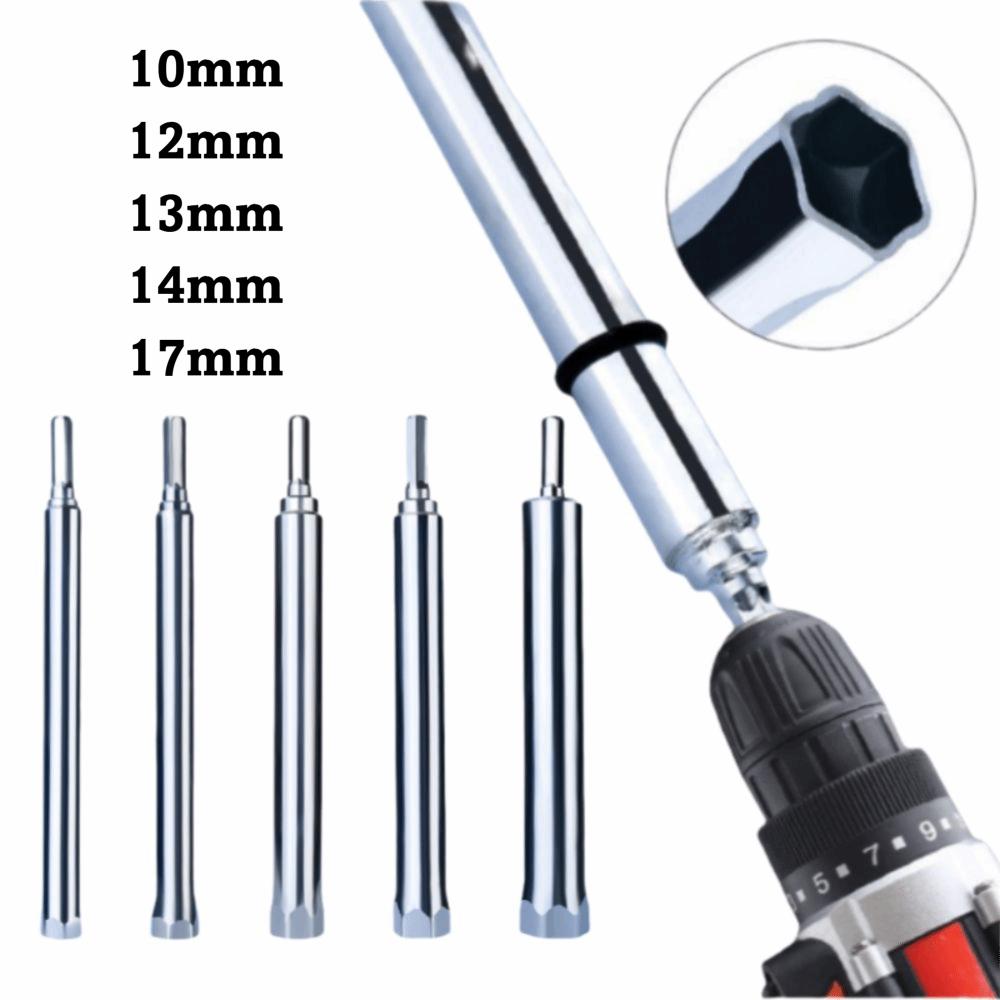 10/12/13/14/17mm Nástrčný klíč na matice Šestihranná nástrčná hlavice Dřevoobráběcí nástrčné hlavice Pro elektrické nářadí