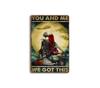 Anime Skeleton Wall Painting Vintage Metal Poster Board Modern Aesthetics Home Decoration Tin Sign Bar Garage Decor Plate Sign