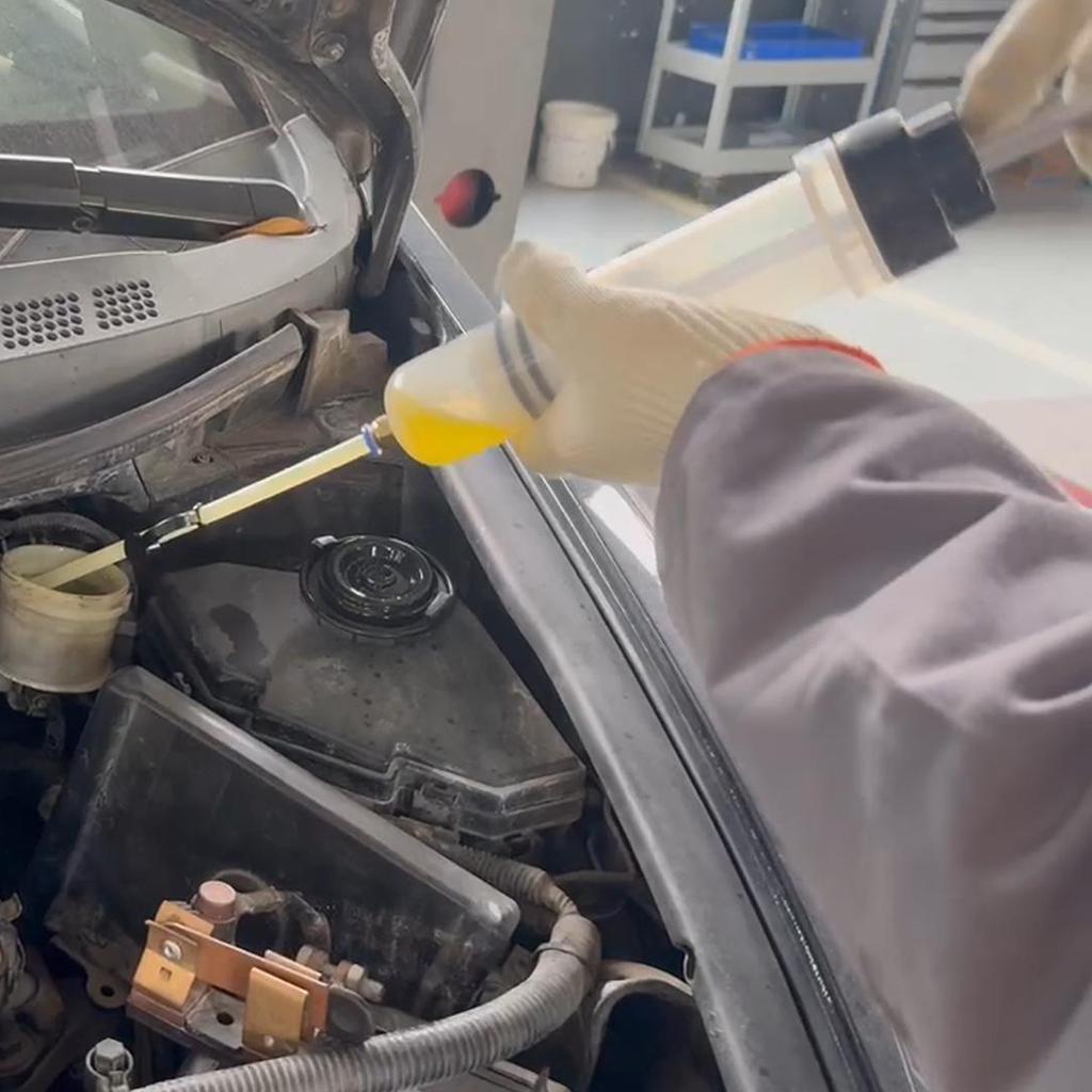 Manuelle Auto-Öl-Flüssigkeitsabsaugung Extraktion & Befüllung Ölwechsel-Spritze mit Schlauch 200/500ML Flüssigkeits-Ölwechsel-Evakuatorpumpe