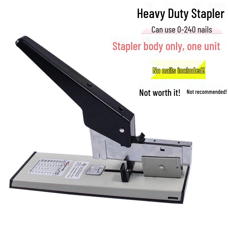 Extra Large Heavy-Duty Stapler with 1000 Staples