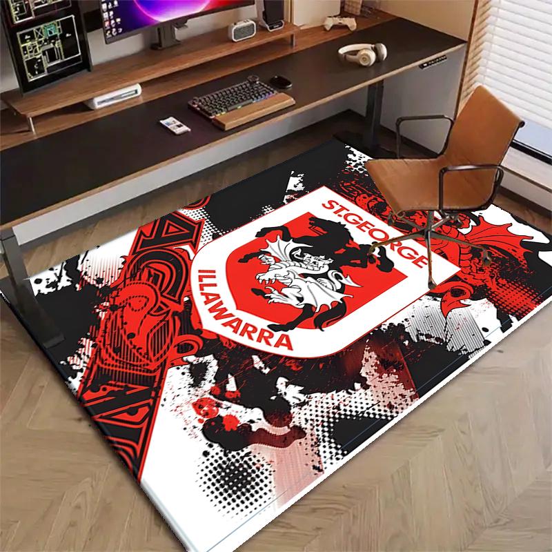 ST George Illawarra Polyester Carpet, Soft Indoor Mat for Office Chair, Living Room, Computer Desk - Decorative Home Office Rug Design