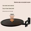 Wall-Mounted Folding Side Table with Storage Shelf