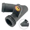 Black ABS Water Pipe Connector for Mercedes ML Class C Class Engine Part