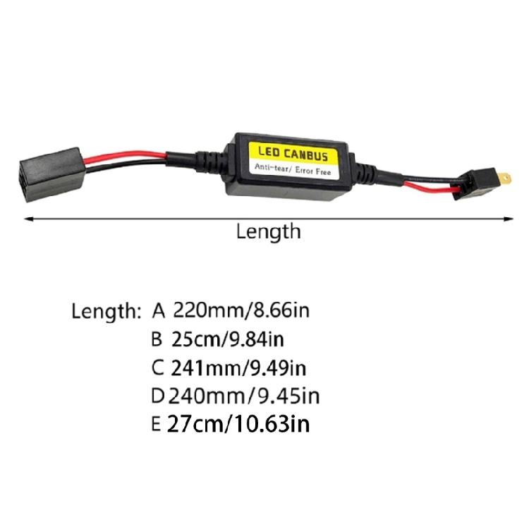 Effective LED Headlight Solution Headlight Canbus Decoder LED Resistor for Car
