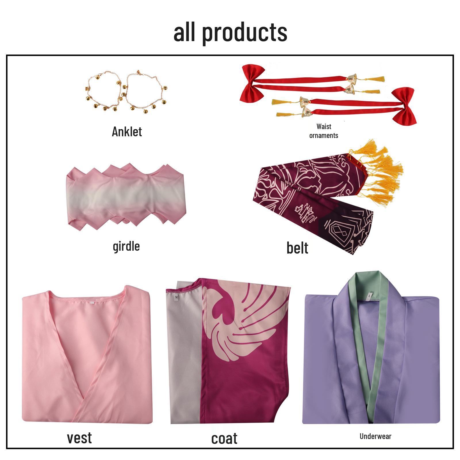 

Маленькая сваха Тушань Сусу и Хунхун Костюм для косплея в стиле ханьфу для женщин S