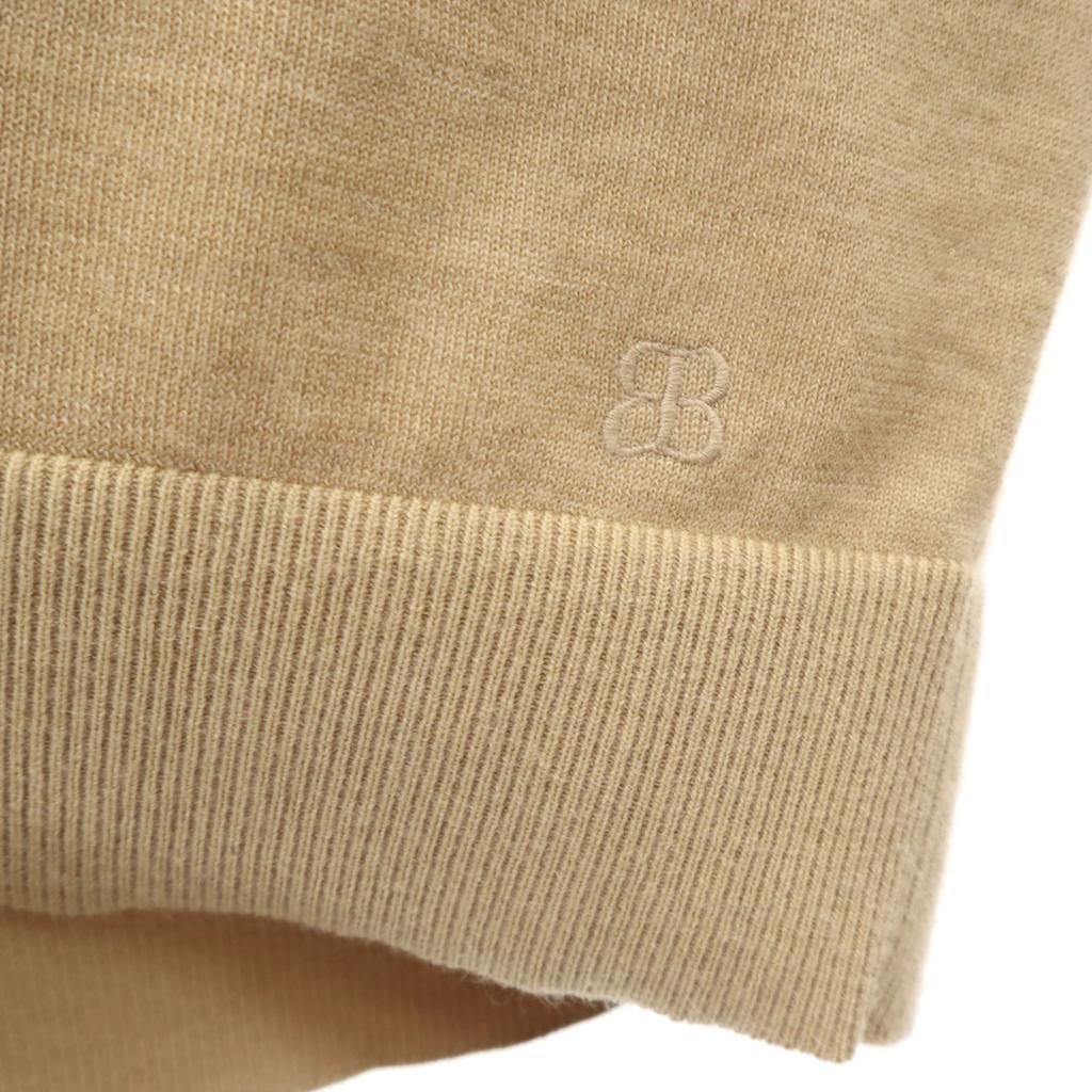 BALENCIAGA Long sleeve V neck sweater 38 beige Men's Used