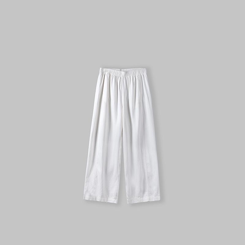 

Women s Elastic Waist Wide-Leg Pants - Versatile, Comfortable, Breathable for Spring/Autumn (FSY60071) XL
