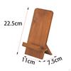 Wood Cell Phone Tablet Display Stand Cellphone Anti Slip Smartphone Holder 11x7.5x22.5cm for