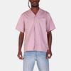 Carhartt WIP Logo Button Short Sleeve Shirt Men shirts Pink I031465-2QS-XX