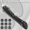 Rechargeable Silicone Dildo Vibrator with 9 Vibrating Patterns G Spot Stimulator Clitoral Massager  Premium Couples Sex Toy Set for Intimate Play