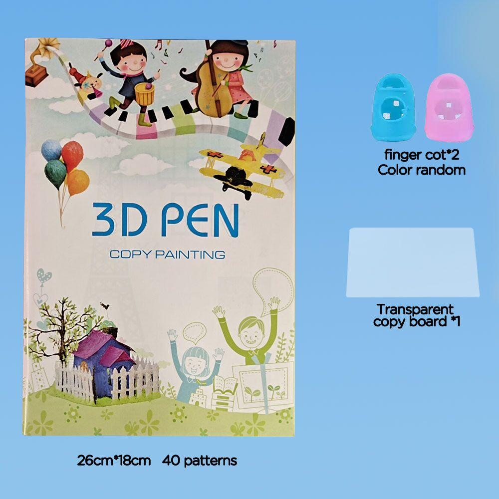 

3D-ручка для рисования с ЖК-экраном Совместимая ручка PLA-филамент Игрушки Безопасная раскраска для детей DIY Подарок на день рождения Дети