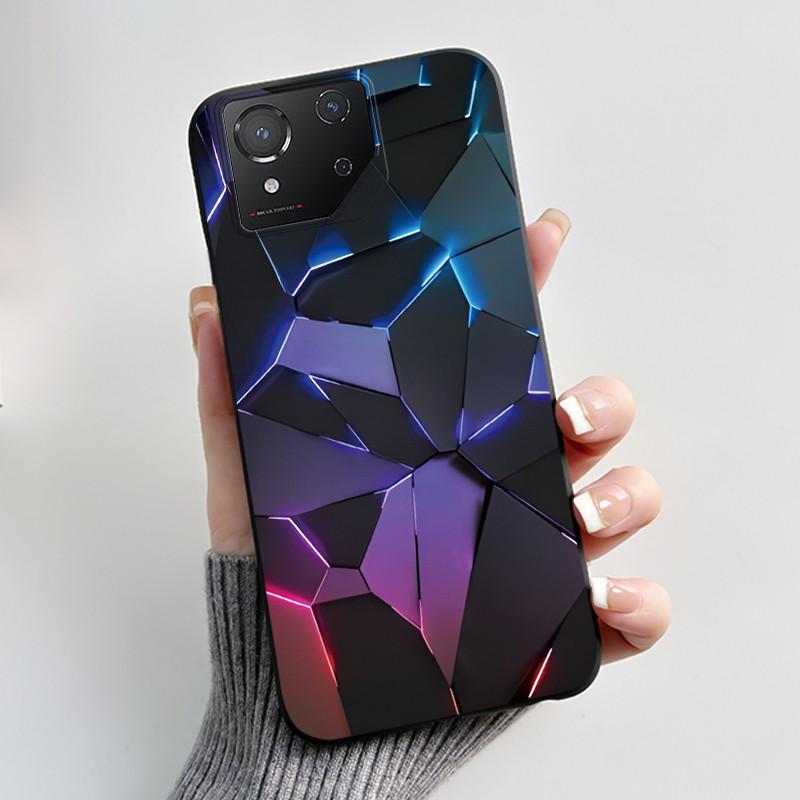 Casing For Asus ROG Phone 8 Phone8 ROG8 Pro Case Luxury Dragon Cute Cool Boys Girls Slim Black Matte Soft TPU Back Protect Cover