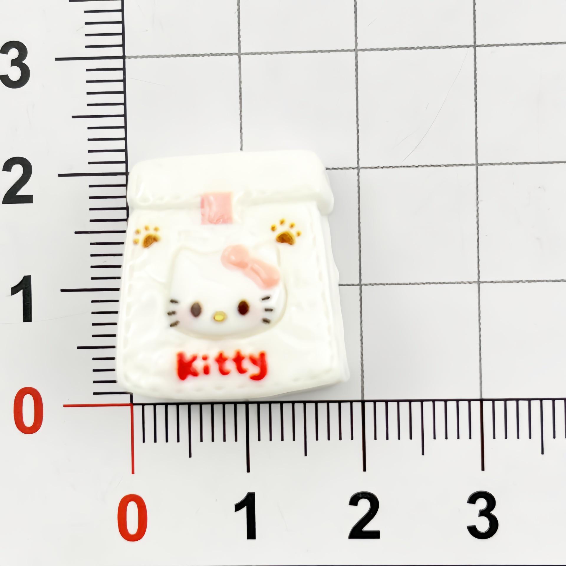 Cartoon KT Cat Resin DIY Accessories: Small Bag, Phone Case, Hair Clip, Shoe Buckle, Fridge Magnet
