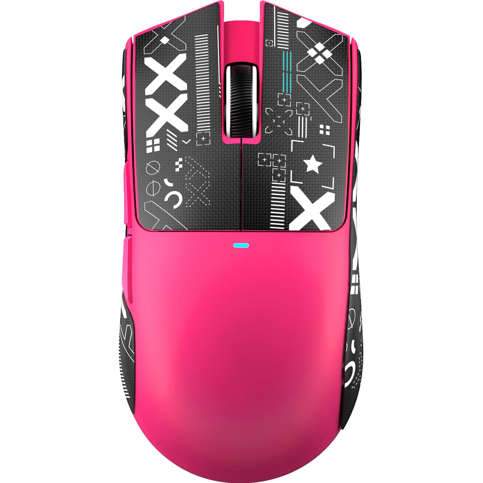 

ATTACK SHARK X11SE Gaming Dual Bluetooth DPI PAW3311 HUANO Broadcom BK52820 FSWQ Ergonomic Very Soft Ultra-Lightweight Mouse, 60g, 3-Mode Connection, рожевий