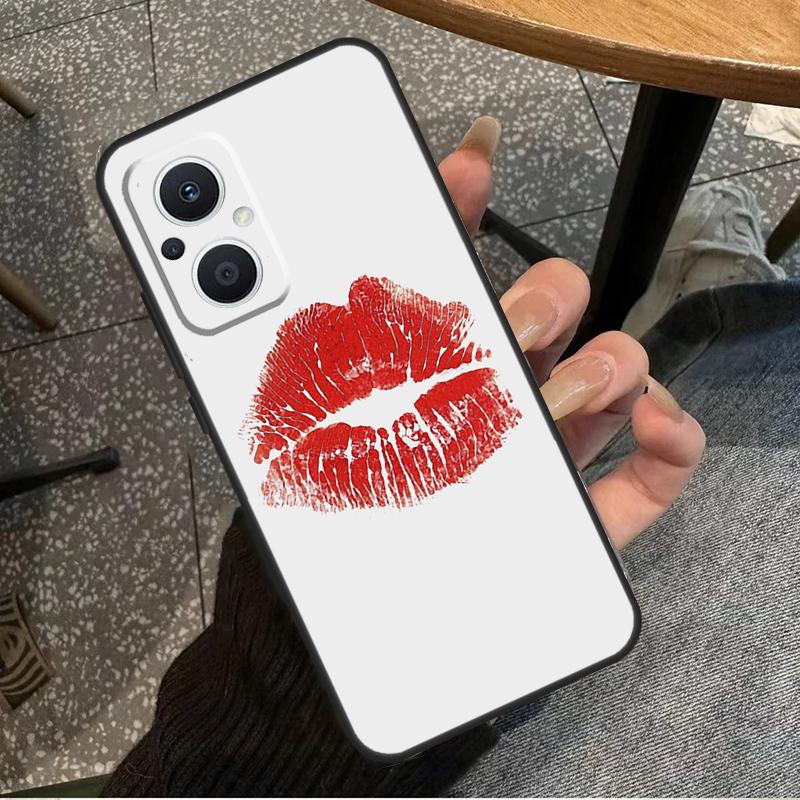 

Чехол для OPPO Reno 14F 13F 12F 11F 10 11 12 13 14 Pro 7 8 Lite 8T OPPO Find X5 X6 X8 X9 Pro с рисунком Помада Любовь Мода OPPO Reno7 4G