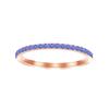 eManco European Zircon Ring: Titanium Steel Women's December Birthstone Rhinestone Finger Ring