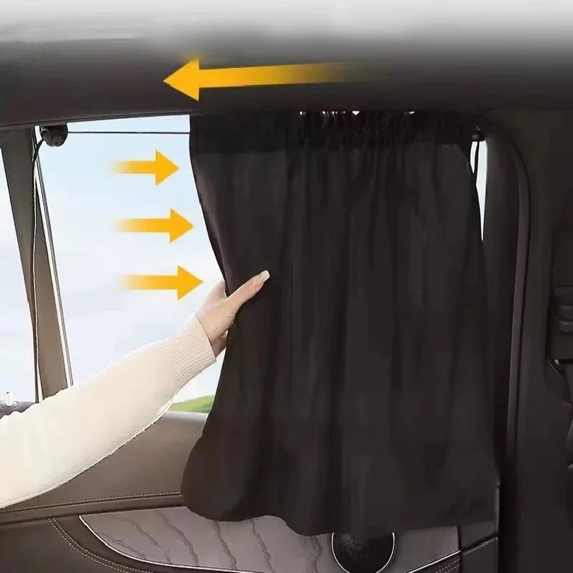 Suction Cup Type Car Window Sunshade UV Protection Thermal Insulation Side Window Sunshade Privacy Curtain for Kid Baby ChildrenWindshield Sunshades