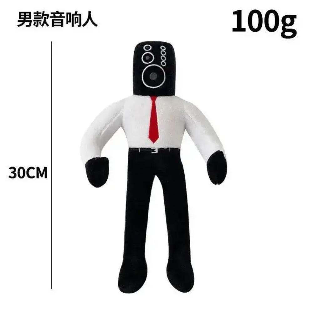 Skibidi Toilet Titani TV Man Speakerman Cameraman Peluche Titani Drill Man Clock Speaker Man Camera Man Peluche Giocattolo Morbido
