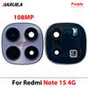 1Pcs Black Rear Back Camera Glass Lens With Frame For Xiaomi Redmi Note 11 Pro 1G 1G Note 11 1G Camera Glass With Adhesive