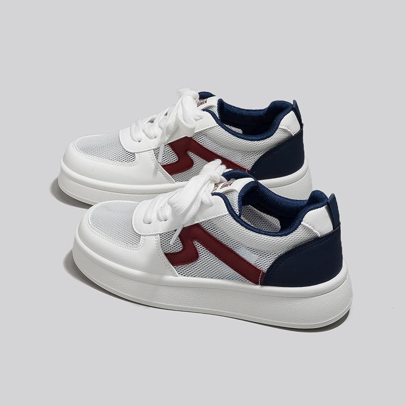 Global summer mesh breathable new niche lightweight design casual board shoes 35