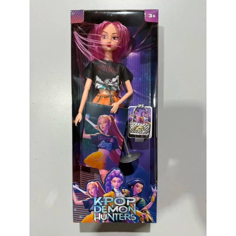 NEU Anime KPop Dämonenjäger Puppe Vinylspielzeug Rumi Mira zoi Charakter Vinylmaske Figur Geburtstagsgeschenk Fanclub-Geschenke