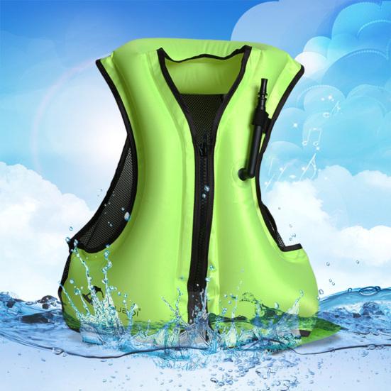 Gilet di salvataggio gonfiabile estivo taglia unica per adulti, costume da bagno per sport acquatici