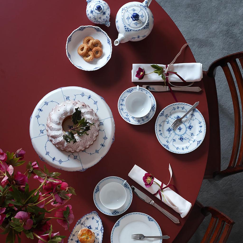 Imported Royal Copenhagen Blue Fluted Half Lace Sugar Bowl Wedding Gift Present 1017210 [Regular Product]