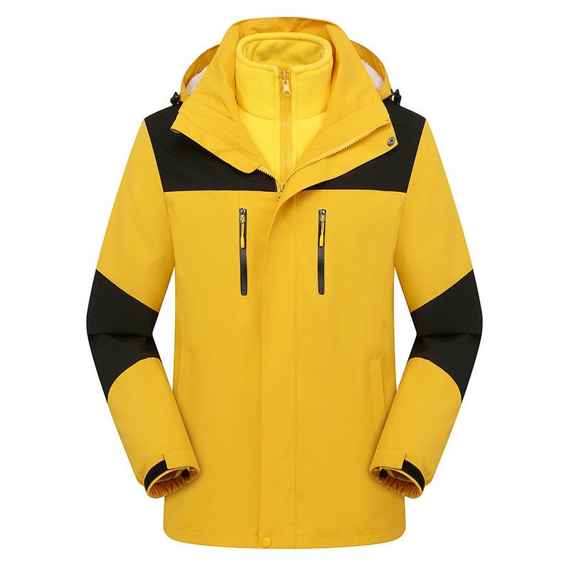 Three-in-one Women's Outdoor Removable Velvet Liner Jacket