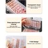 Three-Fold Press-On Nail Storage Boxes Transparent Plastic Nail Storage Box Press-On Nail Organizer For False Nails Display