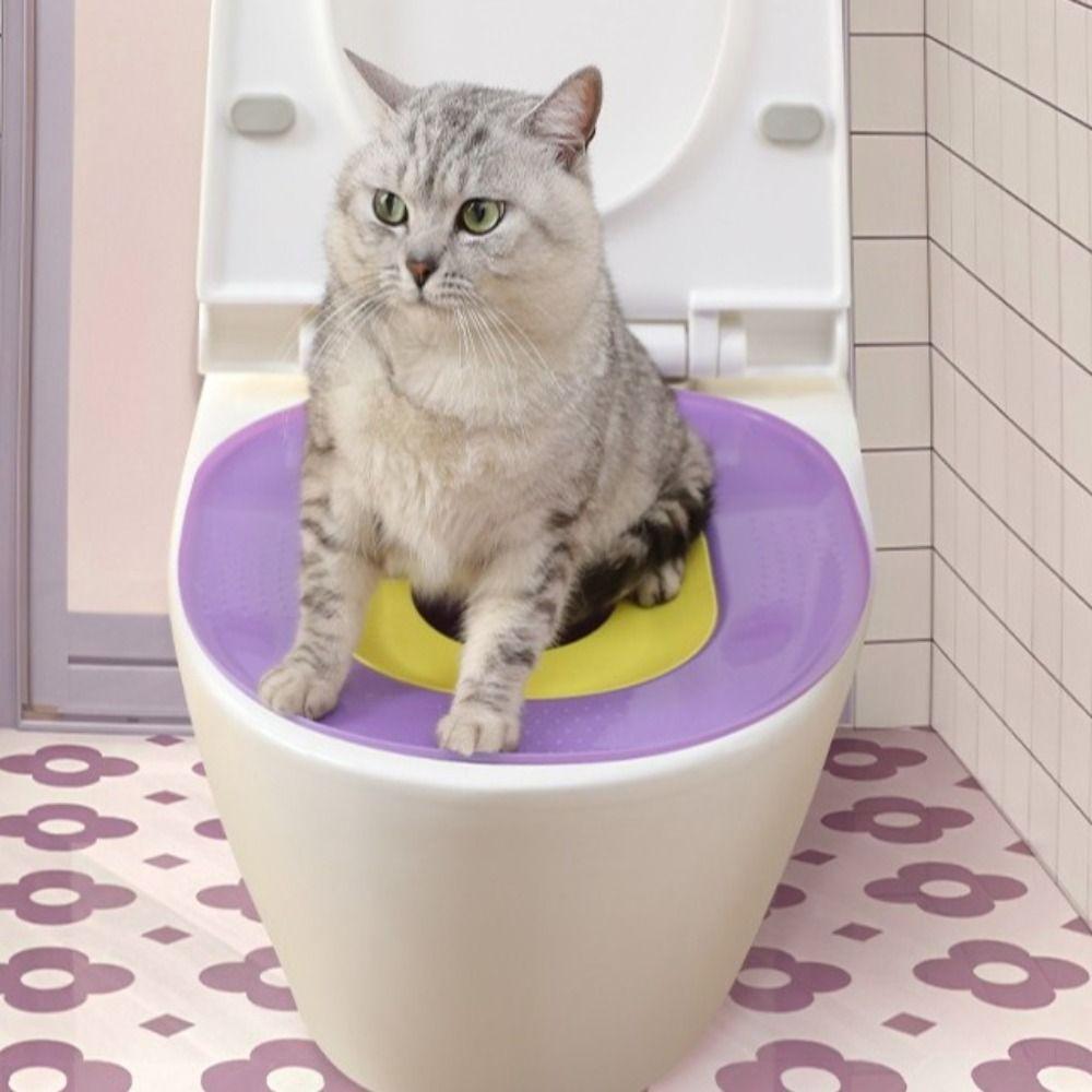 Removable Pet Toilet Trainer Washable Cat Toilet Training Reusable Litter Box  Apartment Living