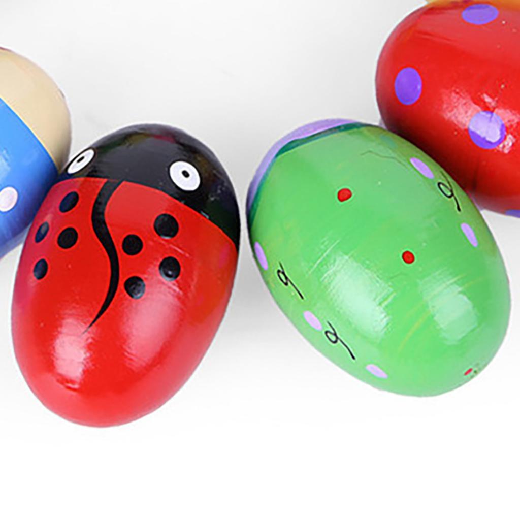 Maracas Egg Shakers Colorful Animinal Shape Hand Percussion Musical Instrument Toy for Kids