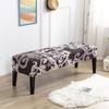 1PC Floral Printed Bench Covers Stretch Spandex Nordic Piano Long Chair Slipcover Bed Side Seat Protector Cover for Living Room