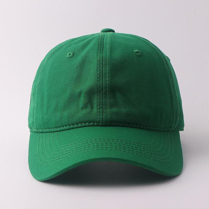 Pure cotton simple light board baseball cap fashionable hard top wide brim sunshade cap spot