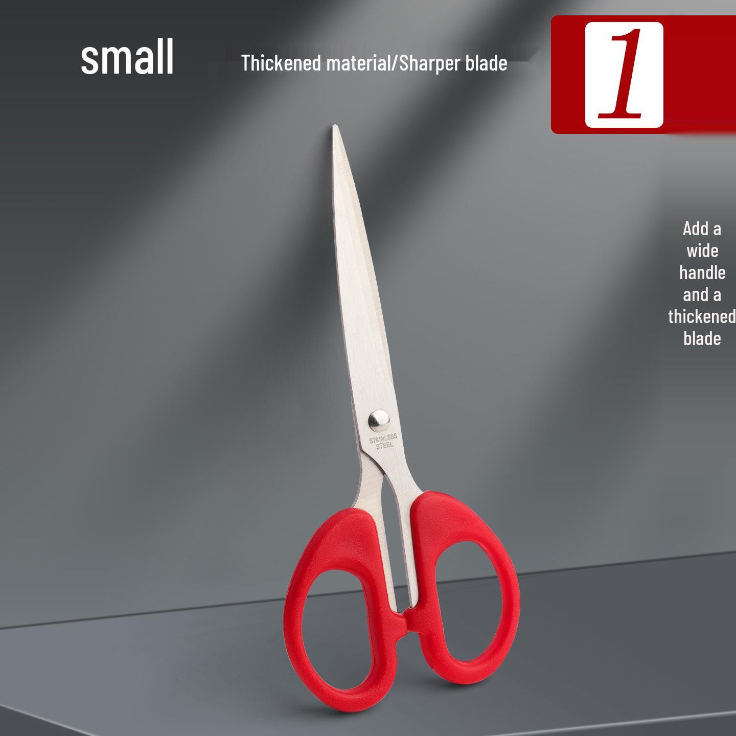 

Large Stainless Steel Heavy-Duty Kitchen and Tailor Scissors: Versatile for Meat, Crafting, and Student Projects.