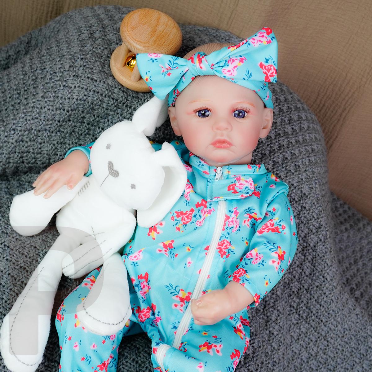 

Реалистичная кукла Реборн, кукла новорожденного, кукла месячного ребенка, мягкий, реалистичный, милый набор кукол Реборн, подходит для детских подарков